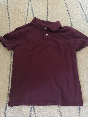Boy’s Burgundy Polo Shirt